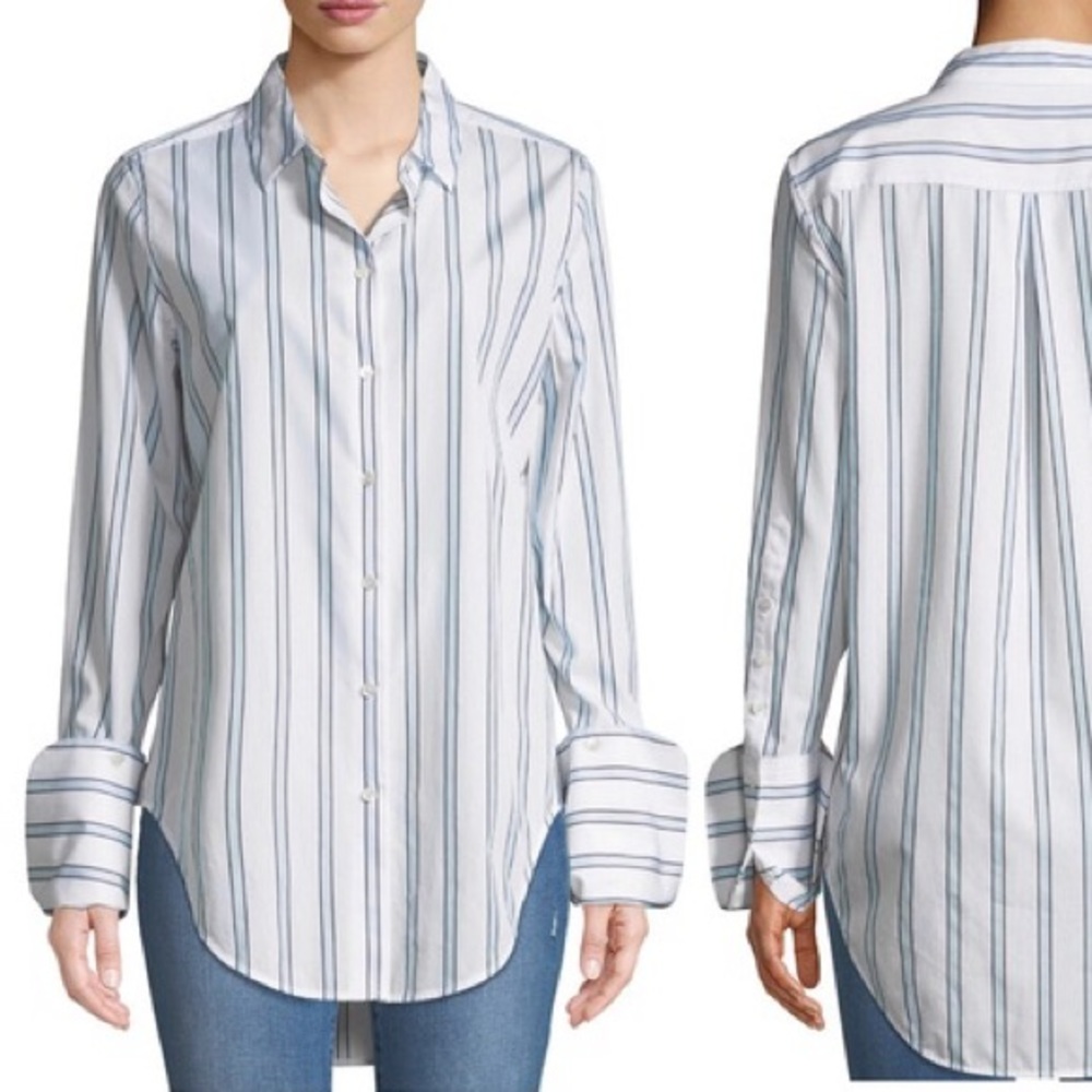 Foldover Cuff Shirt by Equipment Femme NWT